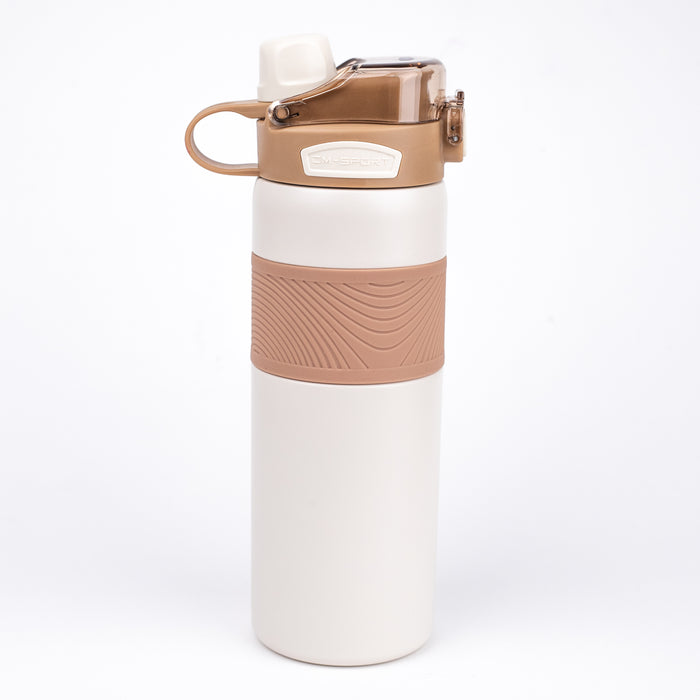 Insulated Stainless Steel Water Bottle(7105) - Light Brown