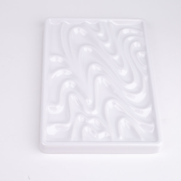 Wave Imitation Porcelain Color Palette Tray (DC-988)