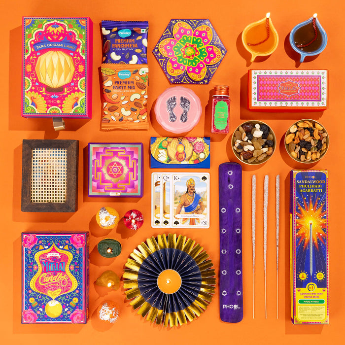 PHOOL Diwali Dazzle Gift Box – 13 Auspicious Festive Inclusions