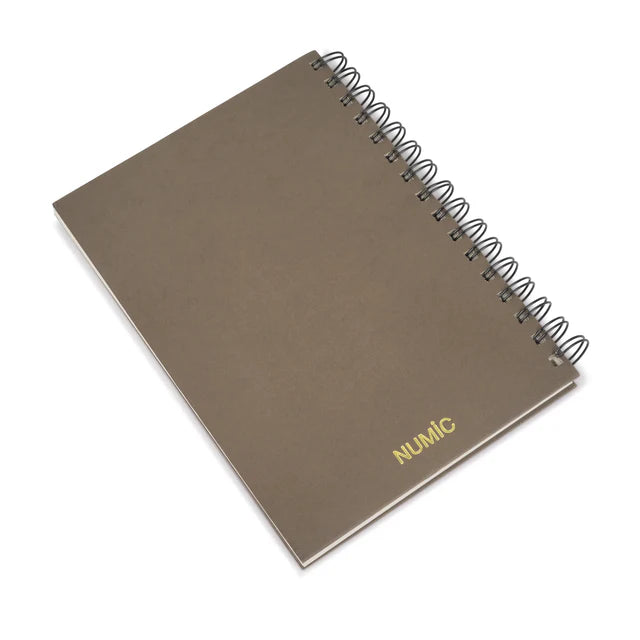 Numic Generic A5 Undated Planner – Hardbound, Wiro Binding - Brown