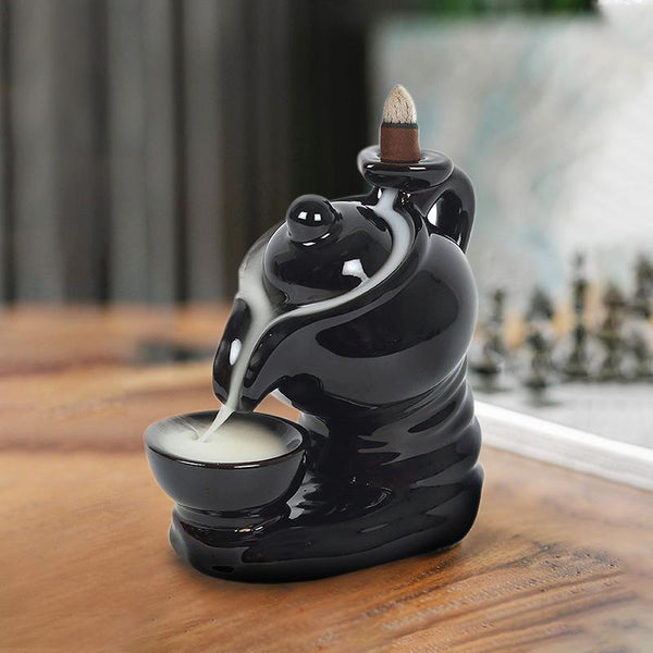 IRIS Amogha Backflow Incense Cone Holder – Tea Pot