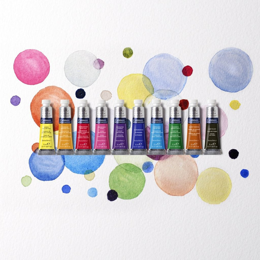 Winsor & Newton Cotman Watercolour Set 10x5ml