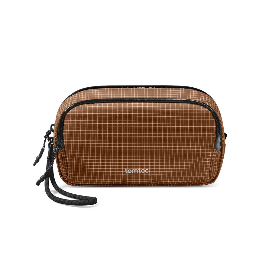 Tomtoc Light-T12 Pro Electronic Accessory Pouch 1.8L – Brown