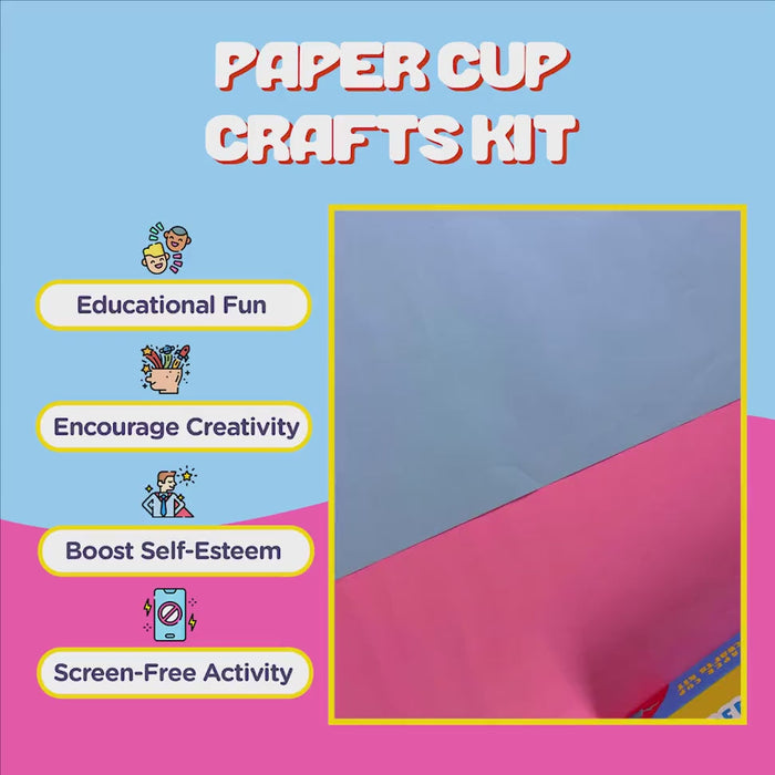Kalakaram Paper Cup Crafts Kit | DIY Creative Art Set