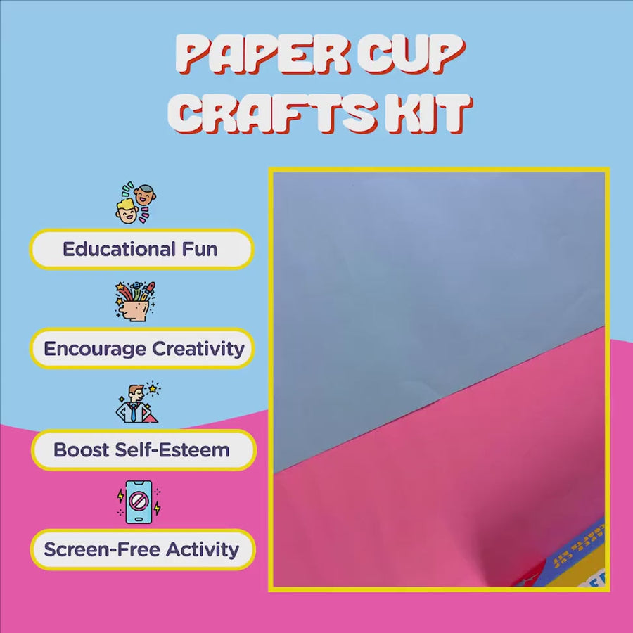 Kalakaram Paper Cup Crafts Kit | DIY Creative Art Set