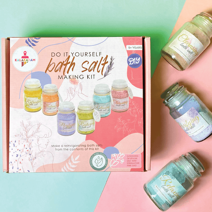 Kalakaram - Bath Salt Making Kit | DIY Relaxation Set