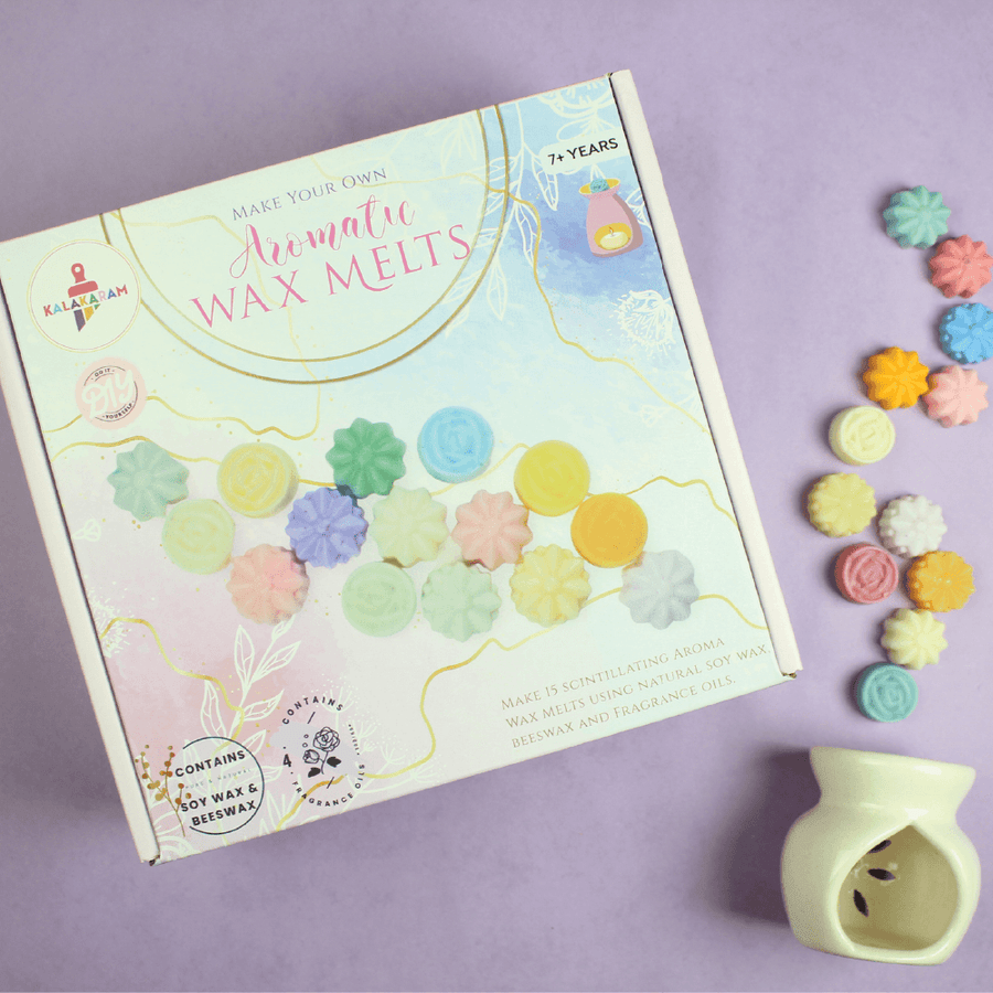 Kalakaram Aromatic Wax Melts Kit | DIY Fragrance Craft Set