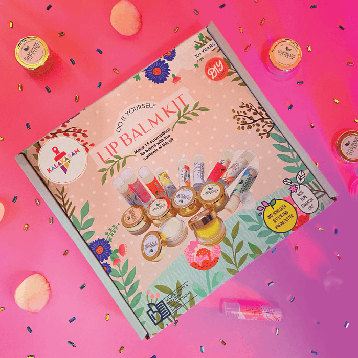 Kalakaram - Lip Balm Kit | DIY Natural Lip Care Set
