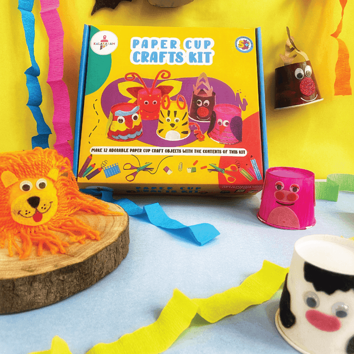 Kalakaram Paper Cup Crafts Kit | DIY Creative Art Set