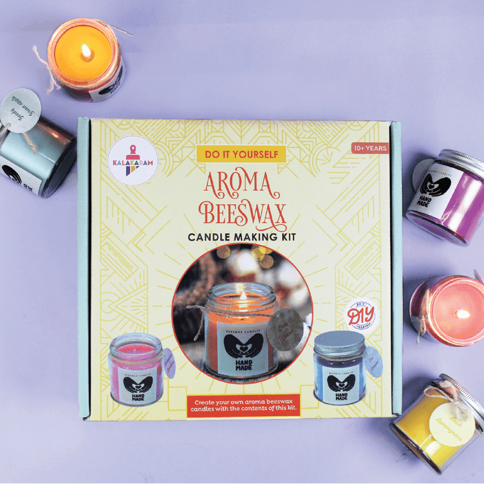 KALAKARAM - Aroma Beeswax Candle Making Kit