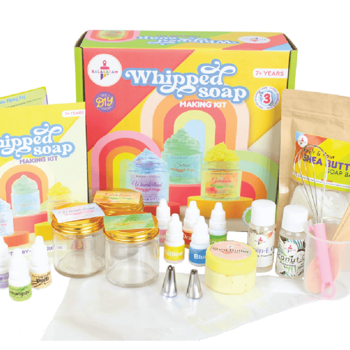 Kalakaram Whipped Soap Making Kit | DIY Creamy Soap Craft Set