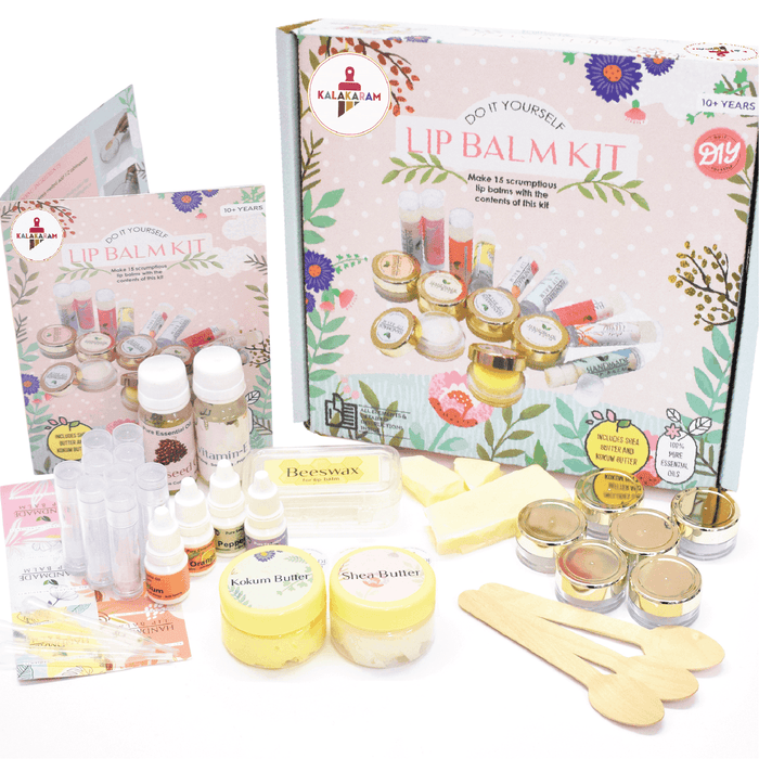 Kalakaram - Lip Balm Kit | DIY Natural Lip Care Set