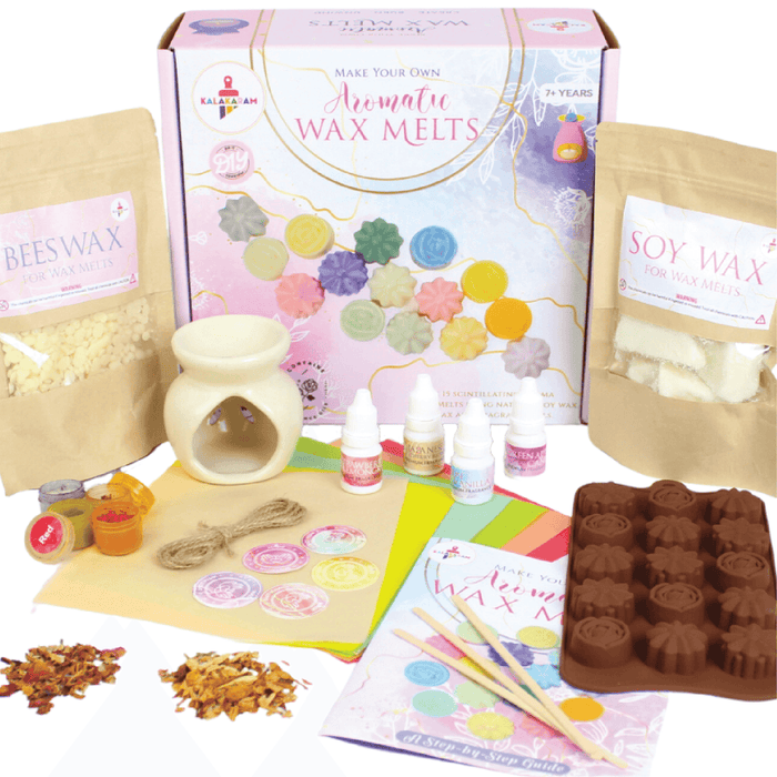 Kalakaram Aromatic Wax Melts Kit | DIY Fragrance Craft Set