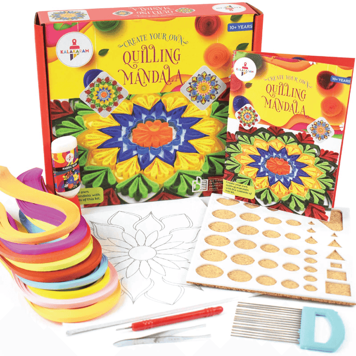 Kalakaram Create Your Own Quilling Mandala Kit