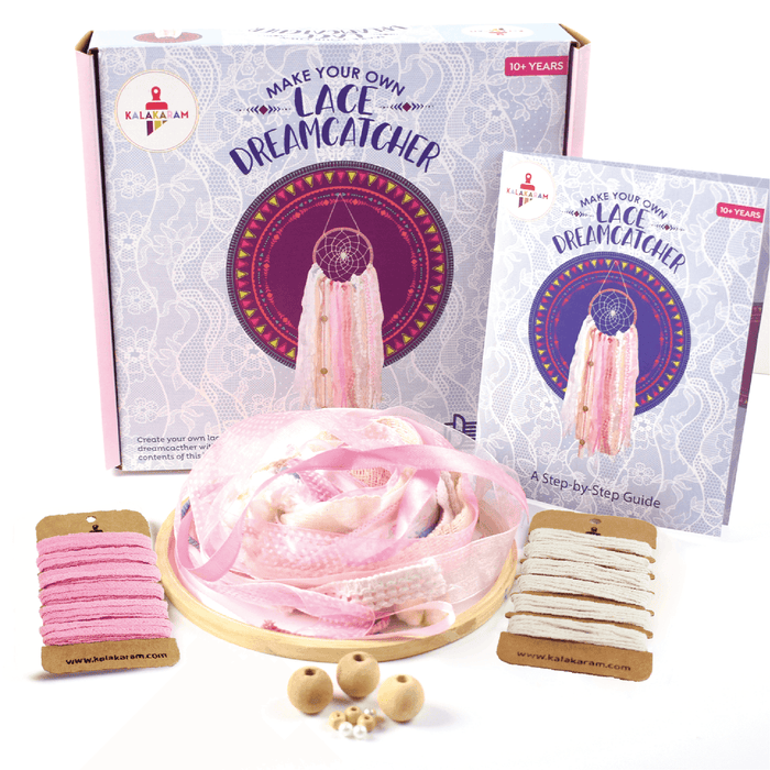 Kalakaram Lace Dreamcatcher Kit | DIY Craft Set