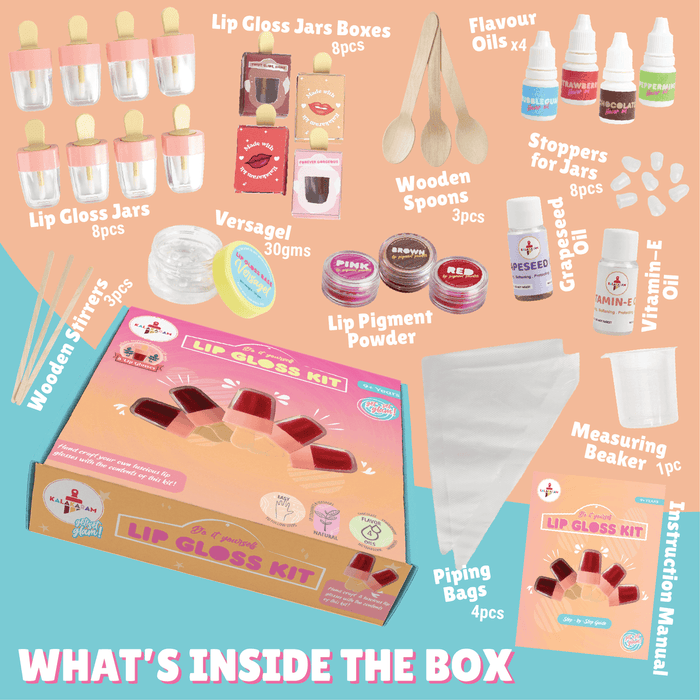 Kalakaram Lip Gloss Kit | DIY Gloss Making Set