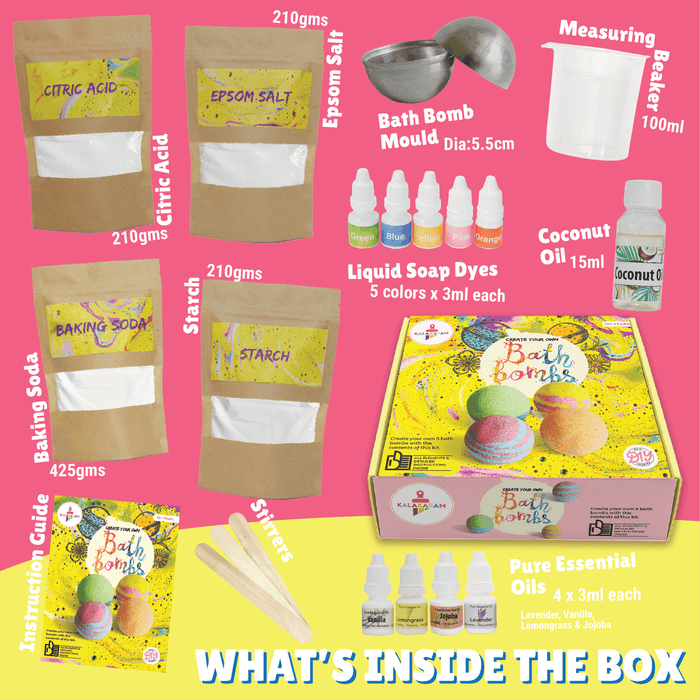 Kalakaram - Bath Bombs Kit