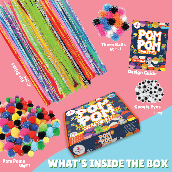 Kalakaram Pom Pom Crafts Kit