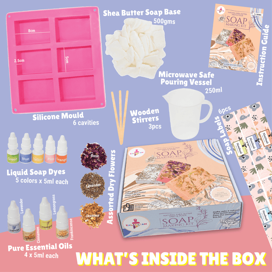 Kalakaram - Shea Butter Soap Making Kit