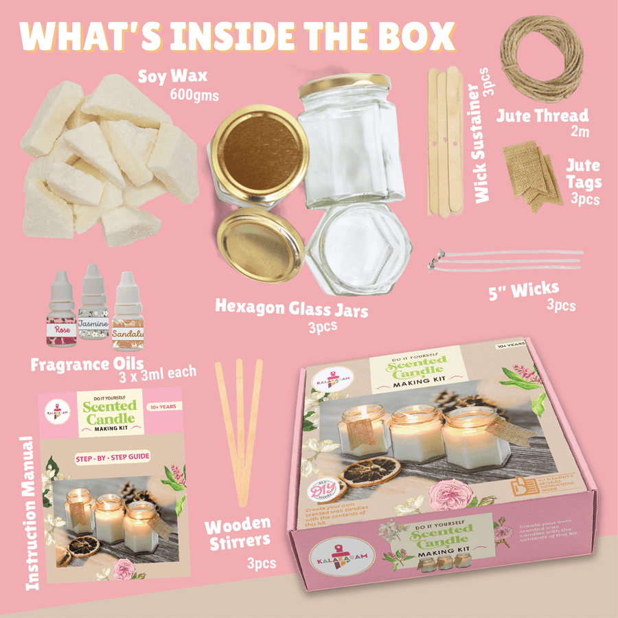 Kalakaram - Scented Candle Making Kit