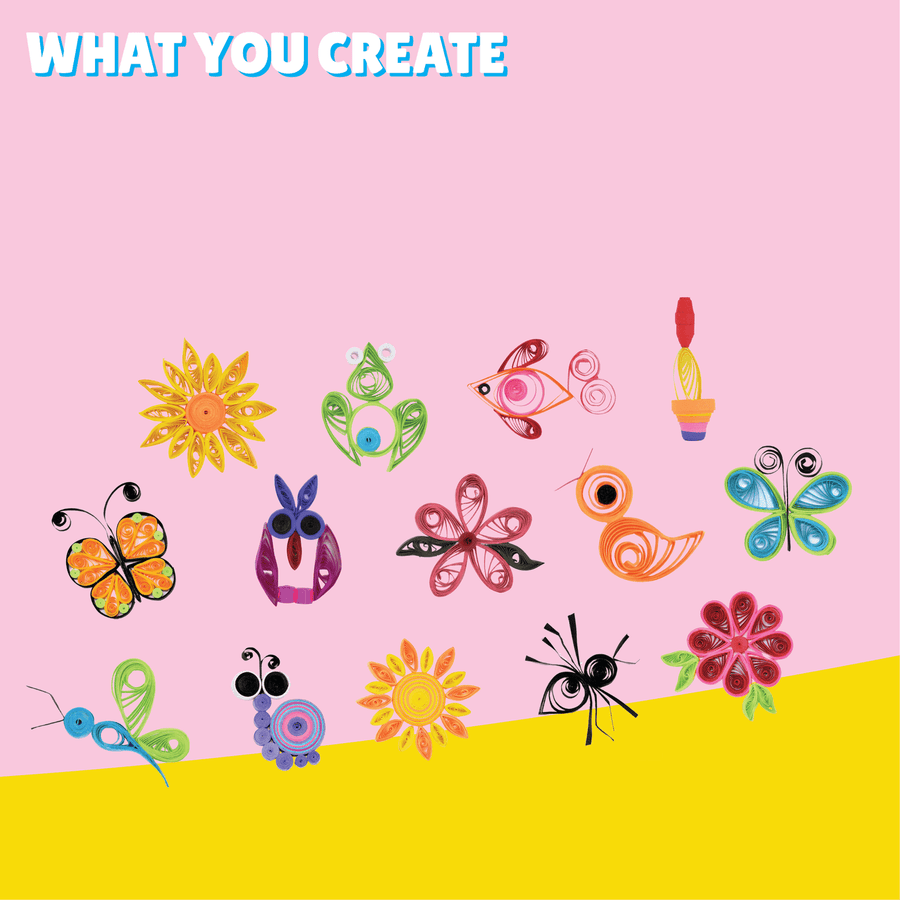 Kalakaram DIY Quilling Set | Complete Paper Art Craft Kit