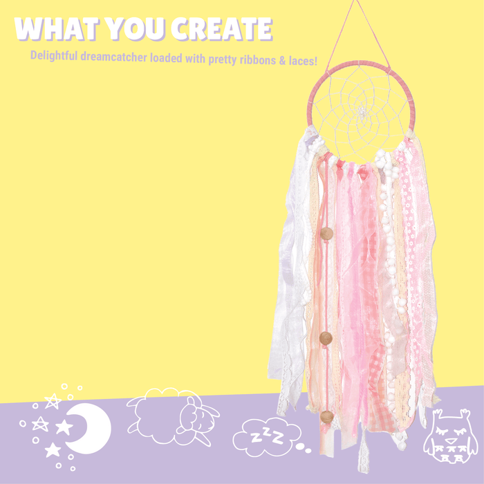 Kalakaram Lace Dreamcatcher Kit | DIY Craft Set