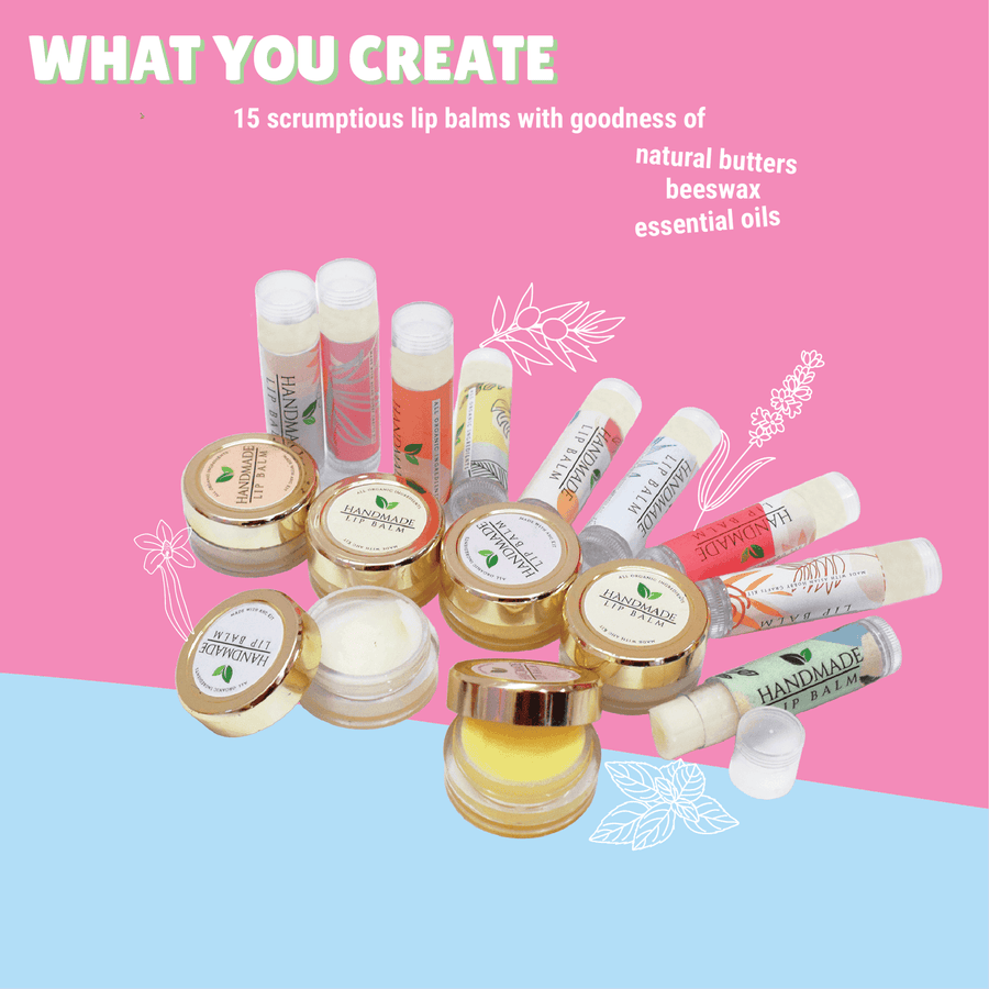 Kalakaram - Lip Balm Kit | DIY Natural Lip Care Set