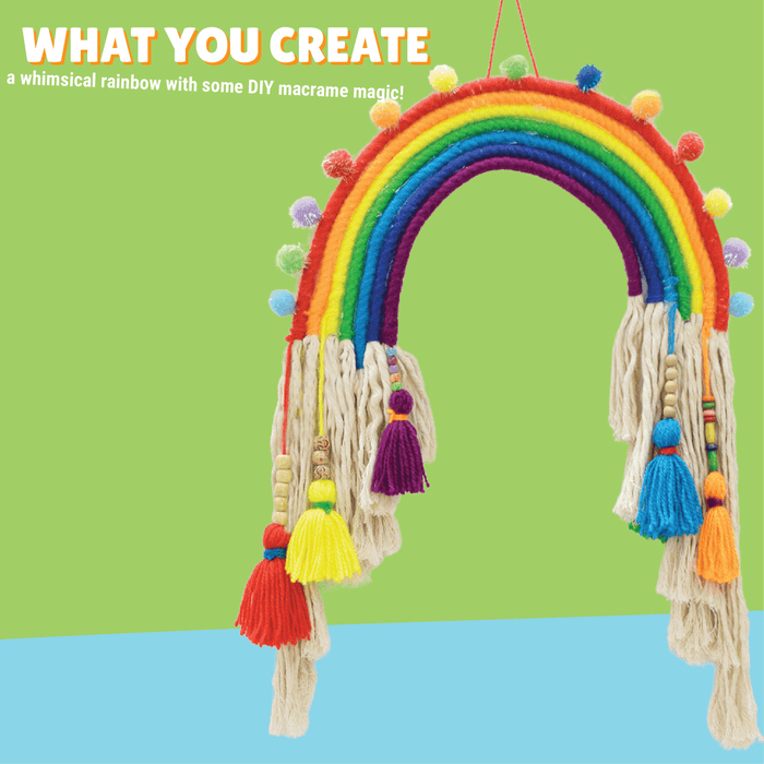Kalakaram Macrame Rainbow Kit | DIY Craft Set