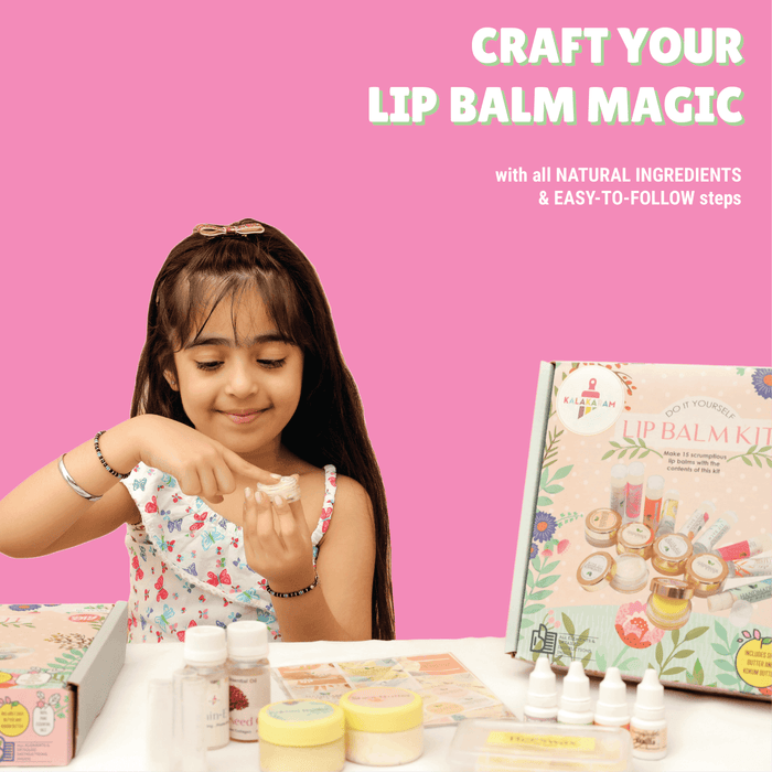 Kalakaram - Lip Balm Kit | DIY Natural Lip Care Set