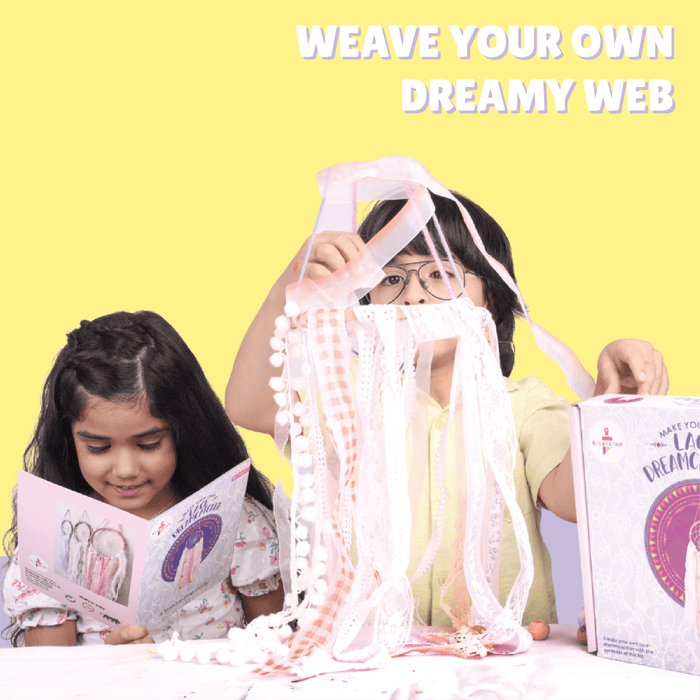 Kalakaram Lace Dreamcatcher Kit | DIY Craft Set