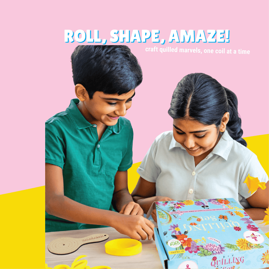 Kalakaram DIY Quilling Set | Complete Paper Art Craft Kit