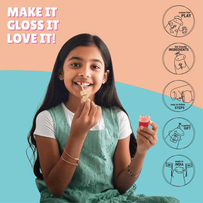 Kalakaram Lip Gloss Kit | DIY Gloss Making Set