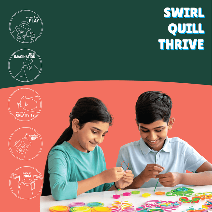 Kalakaram Create Your Own Quilling Mandala Kit