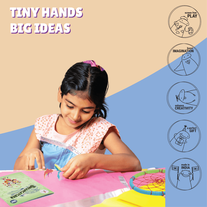 Kalakaram 5 Ring Dreamcatcher Making Kit