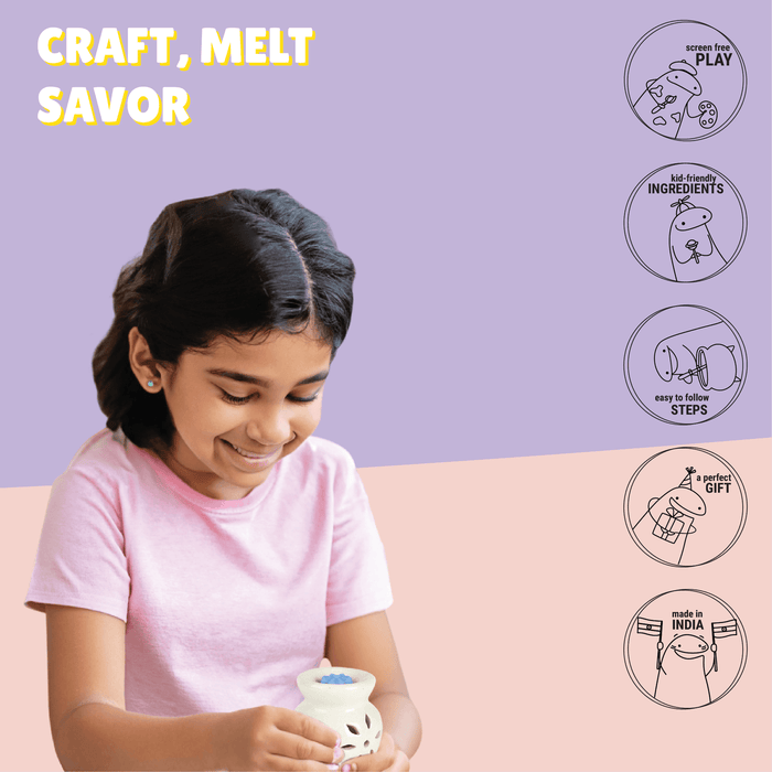 Kalakaram Aromatic Wax Melts Kit | DIY Fragrance Craft Set