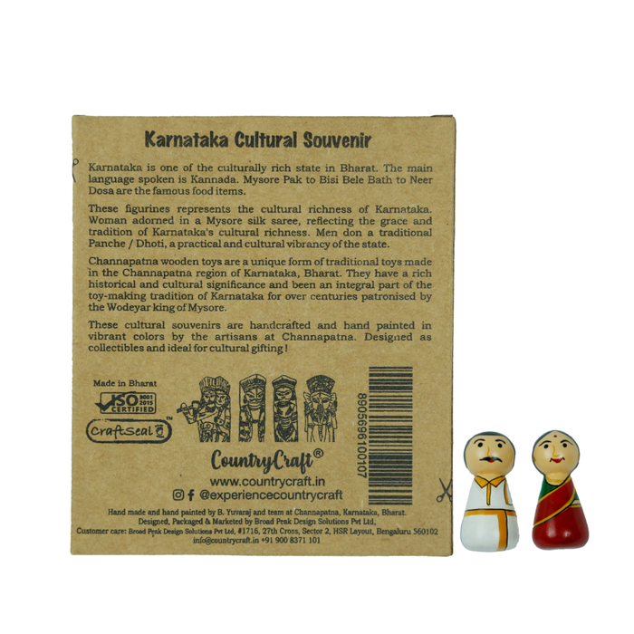 Country Craft - Karnataka Cultural Fridge Magnet