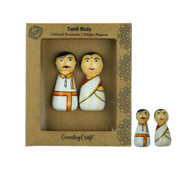 Country Craft - Tamil Nadu Cultural Fridge Magnet