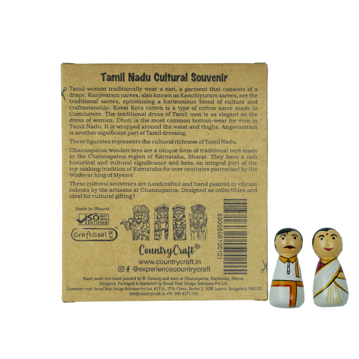 Country Craft - Tamil Nadu Cultural Fridge Magnet