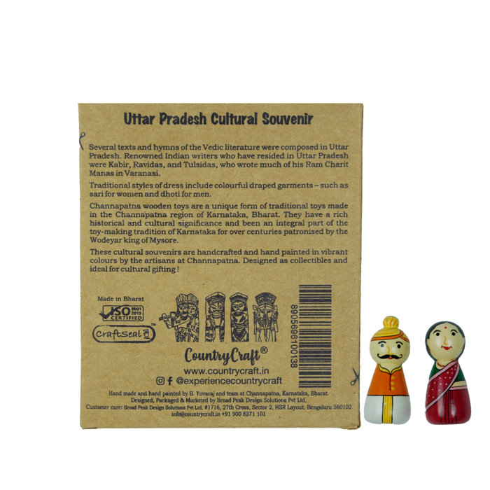 Country Craft – Uttar Pradesh Cultural Fridge Magnet