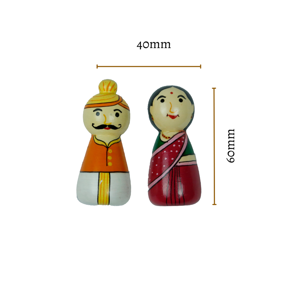 Country Craft – Uttar Pradesh Cultural Fridge Magnet