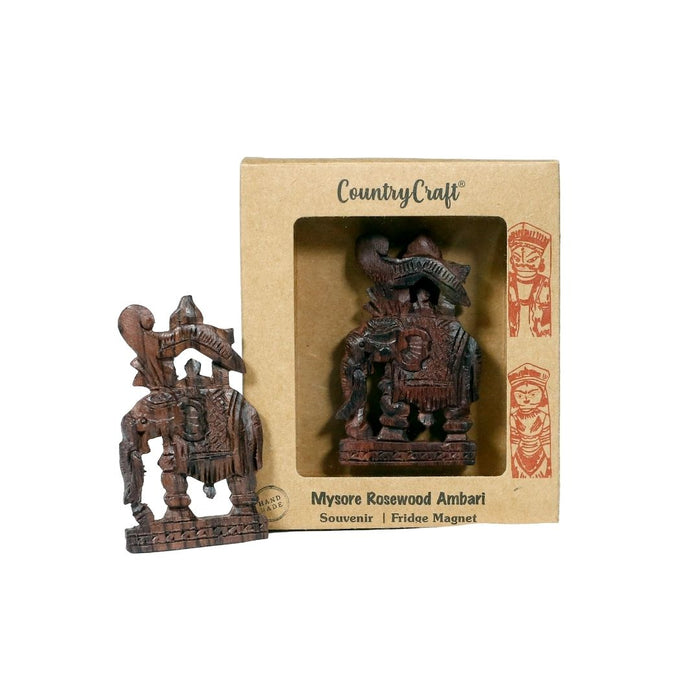 Country Craft - Mysore Rosewood Ambari Fridge Magnet
