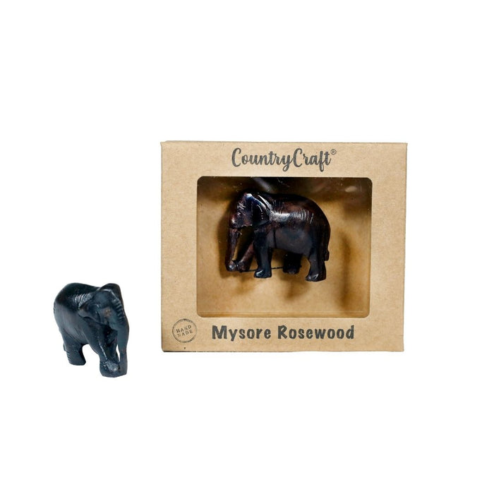 Country Craft - Mysore Rosewood Elephant Figurine