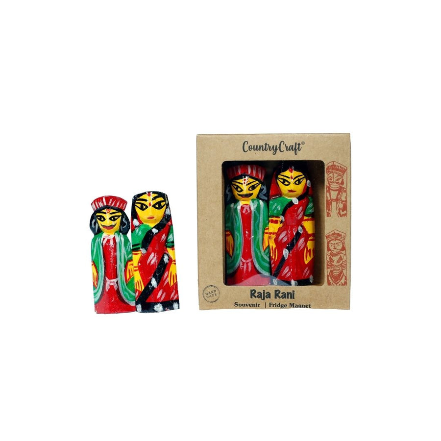 Country Craft - RajaRani Regular Fridge Magnet | Natungram Craft