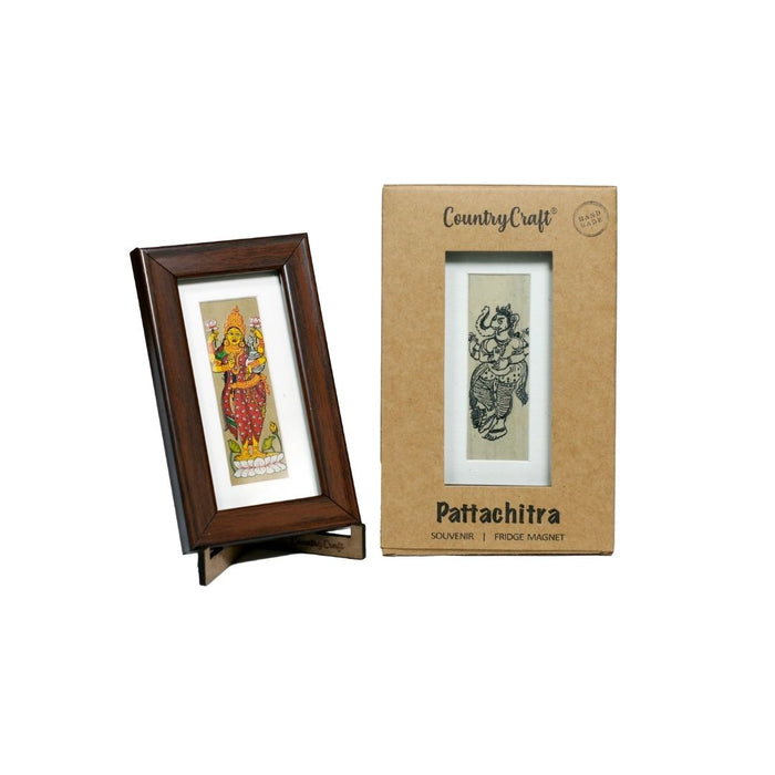 Country Craft - Tadapatra Miniature Frame – Hand-Etched Palm Leaf Pattachitra Art