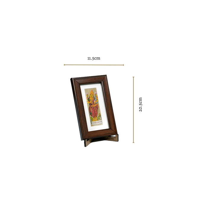 Country Craft - Tadapatra Miniature Frame – Hand-Etched Palm Leaf Pattachitra Art