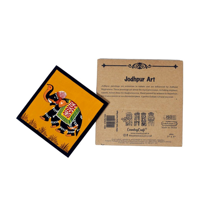 Country Craft – Jodhpur Elephant Coaster (Single)