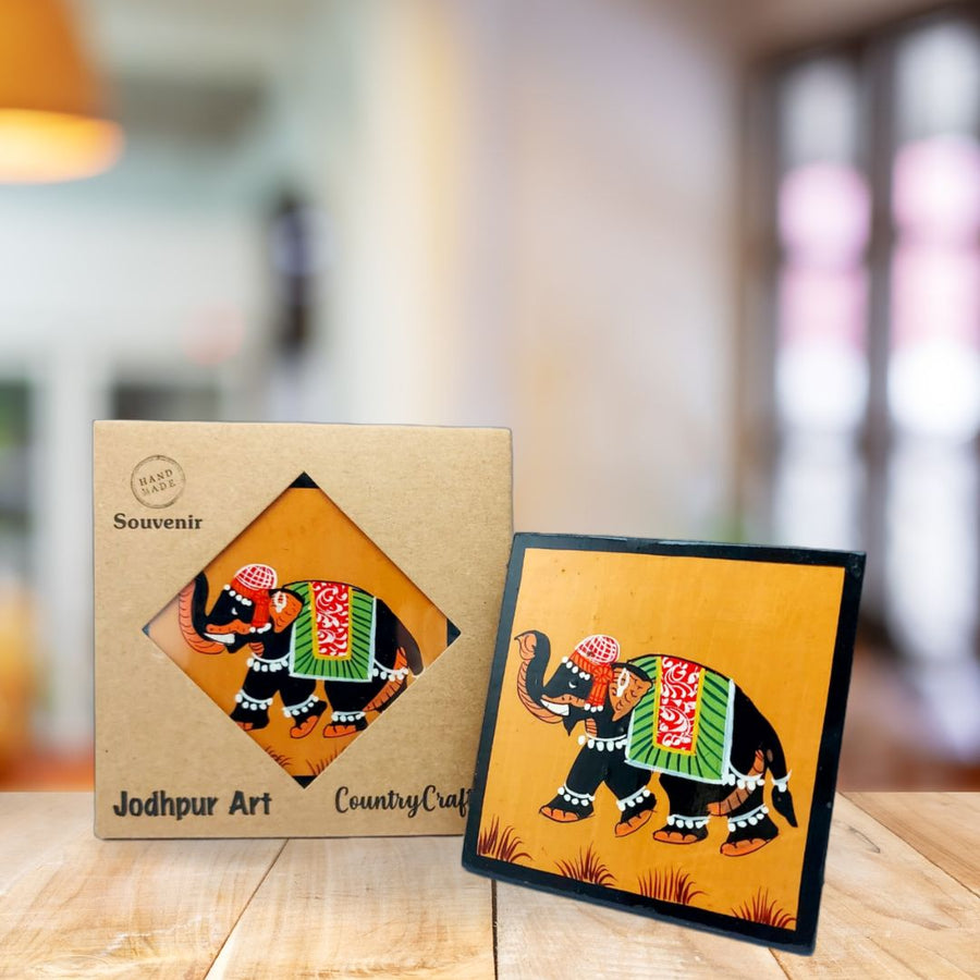 Country Craft – Jodhpur Elephant Coaster (Single)