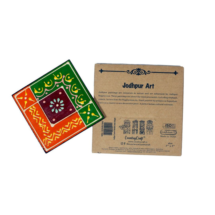 Country Craft – Jodhpur Mandala Coaster (Single)