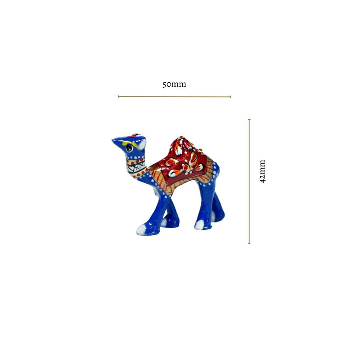 Country Craft - Jaipur Meenakari Camel | Handcrafted Enamel Figurine from Rajasthan