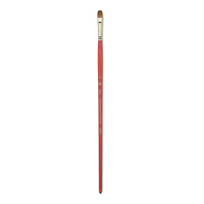 Princeton Heritage Synthetic Sable Long Handle Brush (Filbert) - 4000 Series